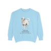 Great Pyrenees Latin Sweatshirt, Chambray, front view