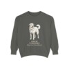 Great Pyrenees Latin Sweatshirt, Pepper, front view