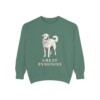 Great Pyrenees Sweatshirt, Light Green, front view