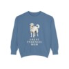 great-pyrenees-sweatshirt-mom-blue-jean Great Pyrenees Mom Sweatshirt, Blue Jean, front view