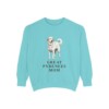 great-pyrenees-sweatshirt-mom-chalky-mint Great Pyrenees Mom Sweatshirt, Chalky Mint, front view