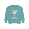 Great Pyrenees Sweatshirt, Seafoam, front view