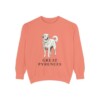 Great Pyrenees Sweatshirt, Terracotta, front view