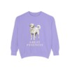 Great Pyrenees Sweatshirt, Violet, front view