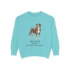 greater-swiss-mountain-dog-sweatshirt-chalky-mint Greater Swiss Mountain Dog Sweatshirt, Chalky Mint, front view