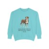 greater-swiss-mountain-dog-sweatshirt-dad-chalky-mint Greater Swiss Mountain Dog Dad Sweatshirt, Chalky Mint, front view