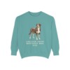 greater-swiss-mountain-dog-sweatshirt-dad-seafoam Greater Swiss Mountain Dog Dad Sweatshirt, Seafoam, front view