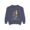 greater-swiss-mountain-dog-sweatshirt-denim Greater Swiss Mountain Dog Sweatshirt, Denim, front view