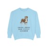 Greater Swiss Mountain Dog Humor Sweatshirt, Chambray, front view