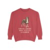 Greater Swiss Mountain Dog Humor Sweatshirt, Crimson, front view
