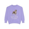 Greater Swiss Mountain Dog Humor Sweatshirt, Violet, front view