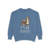 Greater Swiss Mountain Dog Latin Sweatshirt, Blue Jean, front view