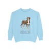 Greater Swiss Mountain Dog Latin Sweatshirt, Chambray, front view