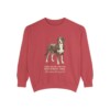 Greater Swiss Mountain Dog Latin Sweatshirt, Crimson, front view