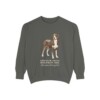 Greater Swiss Mountain Dog Latin Sweatshirt, Pepper, front view