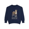 Greater Swiss Mountain Dog Latin Sweatshirt, True Navy, front view