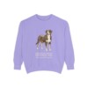 Greater Swiss Mountain Dog Latin Sweatshirt, Violet, front view