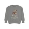 greater-swiss-mountain-dog-sweatshirt-mom-grey Greater Swiss Mountain Dog Mom Sweatshirt, Grey, front view