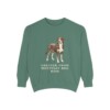 greater-swiss-mountain-dog-sweatshirt-mom-light-green Greater Swiss Mountain Dog Mom Sweatshirt, Light Green, front view