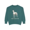 Greyhound Sweatshirt, Blue Spruce, front view