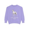 Greyhound Dad Sweatshirt, Violet, front view
