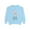 Greyhound Humor Sweatshirt, Chambray, front view