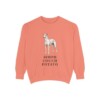 Greyhound Humor Sweatshirt, Terracotta, front view