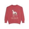 Greyhound Latin Sweatshirt, Crimson, front view