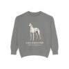 Greyhound Latin Sweatshirt, Grey, front view