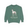 Greyhound Latin Sweatshirt, Light Green, front view
