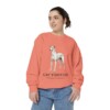 Greyhound Latin Sweatshirt, Terracotta, person 2 front
