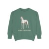 Greyhound Sweatshirt, Light Green, front view