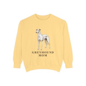 Greyhound Mom Sweatshirt, Butter, front view