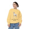 Greyhound Mom Sweatshirt, Butter, person 2 front