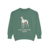 Greyhound Mom Sweatshirt, Light Green, front view