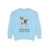 Harrier Dog Dad Sweatshirt, Chambray, front view