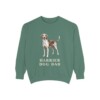 Harrier Dog Dad Sweatshirt, Light Green, front view