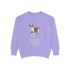 Harrier Dog Humor Sweatshirt, Violet, front view