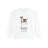 Harrier Dog Humor Sweatshirt, White, front view