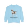 Harrier Dog Latin Sweatshirt, Chambray, front view