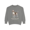 Harrier Dog Latin Sweatshirt, Grey, front view