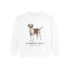 Harrier Dog Latin Sweatshirt, White, front view