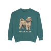 Havanese Sweatshirt, Blue Spruce, front view