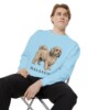Havanese Sweatshirt, Chambray, person 1 context