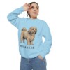 Havanese Sweatshirt, Chambray, person 2 context