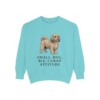 havanese-sweatshirt-humor-chalky-mint Havanese Humor Sweatshirt, Chalky Mint, front view