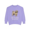 havanese-sweatshirt-humor-violet Havanese Humor Sweatshirt, Violet, front view