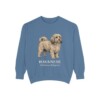 Havanese Latin Sweatshirt, Blue Jean, front view