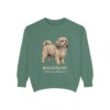 Havanese Latin Sweatshirt, Light Green, front view