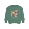 Havanese Sweatshirt, Light Green, front view